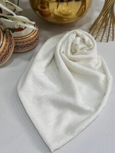 Organic Bambu Eşarp - Ekru