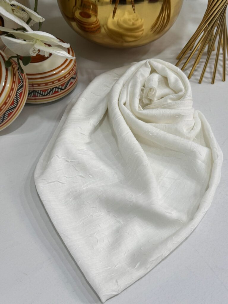 Organic Bambu Eşarp - Ekru