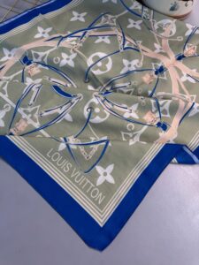 Lv Kemer Desen Pamuk Soft Şal 31230 - Nil-Yeşili