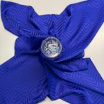 Zikzak desen pamuk Jakar Şal - Saks