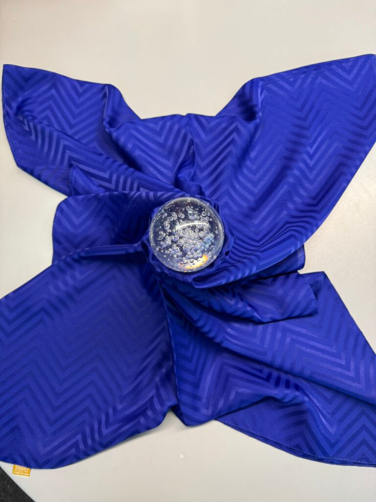 Zikzak desen pamuk Jakar Şal - Saks