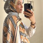 Burberry Monogram Pamuk Soft Şal 64303 - Bej