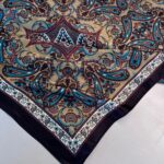 Etro Buta Desenli Pamuk Soft Şal - 377350 - Vizon Lacivert