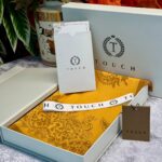 Touch İthal Pamuk İpek Şal  - 415420 Gold