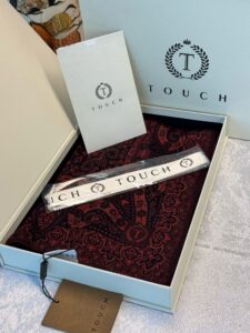 Touch İthal Etnik Desen Yün İpek Şal-  34550 - Bordo