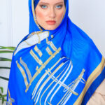 hermes pamuk soft şal - 32014 İndigo