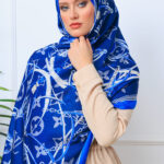 Lv Kemer Desen Pamuk Soft Şal 31230 - Saks