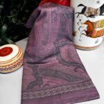 Yeni Etnik Pamuk Soft Şal 65301 - 65301  Bordo