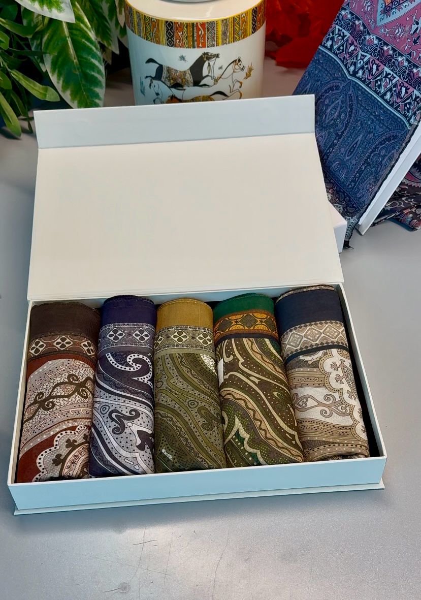 En Çok Satan 5'li Set Pamuk İpek Şal