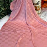 Dama Desen Jakar Şal - Açık Pembe