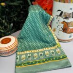 Fendi Monogram Pamuk Soft Şal 64302 - Haki