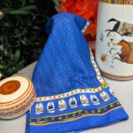 Fendi Monogram Pamuk Soft Şal 64302 - Saks