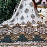 Hint Etro Desenli Pamuk Soft Şal - 658960 - Zümrüt