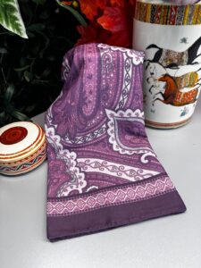 Yeni Etnik Pamuk Soft Şal 65301 - 65301  Erik Moru