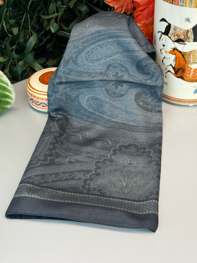 Yeni Etnik Pamuk Soft Şal 65301 - 65301  Siyah