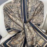 Dior Monogram Pamuk Soft Şal 86021 camel