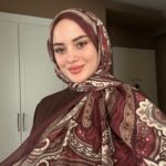 Yeni Etnik Pamuk Soft Şal 65301 - 65301  Vişne-Altın