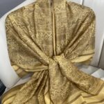 Dior Monogram Pamuk Soft Şal 86021 -cappucino