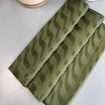 Su Yolu Pamuk Jakar Şal - Yaprak Yeşili