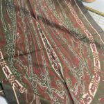 Etro Pamuk İpek Şal 52340 - Yeşil-Bordo