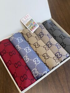 En Favori Çok Satan 5'Li Çift Taraflı Kaşmir ipek Şal