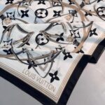 Lv Kemer Desen Pamuk Soft Şal 31230 - Beyaz
