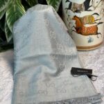 İthal G Pamuk Yün İpek Şal 49102 - Gri