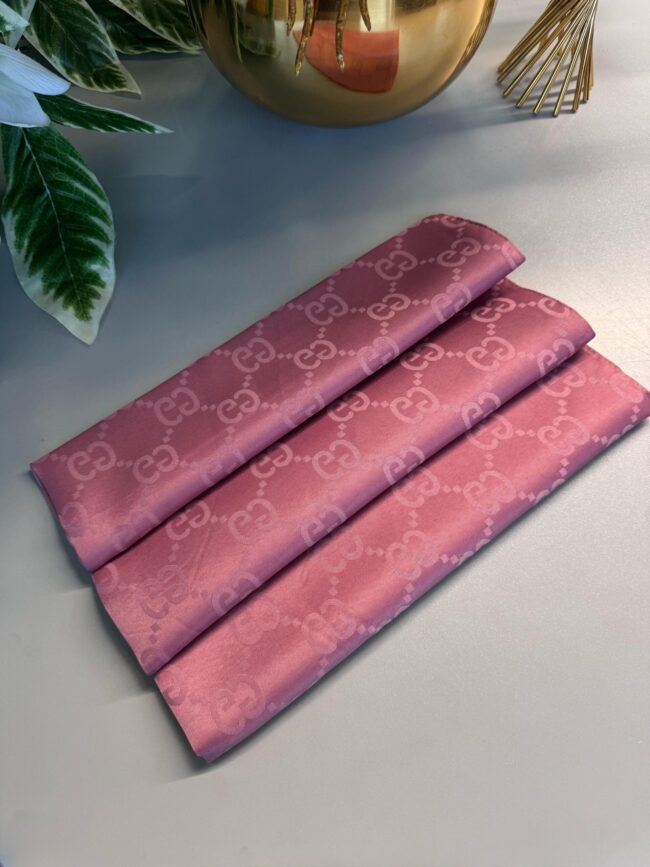 G Desen Pamuk İpeksi Jakar Şal 908204 - Gül Kurusu