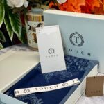 Touch İthal Pamuk İpek Şal  - 415420 Lacivert