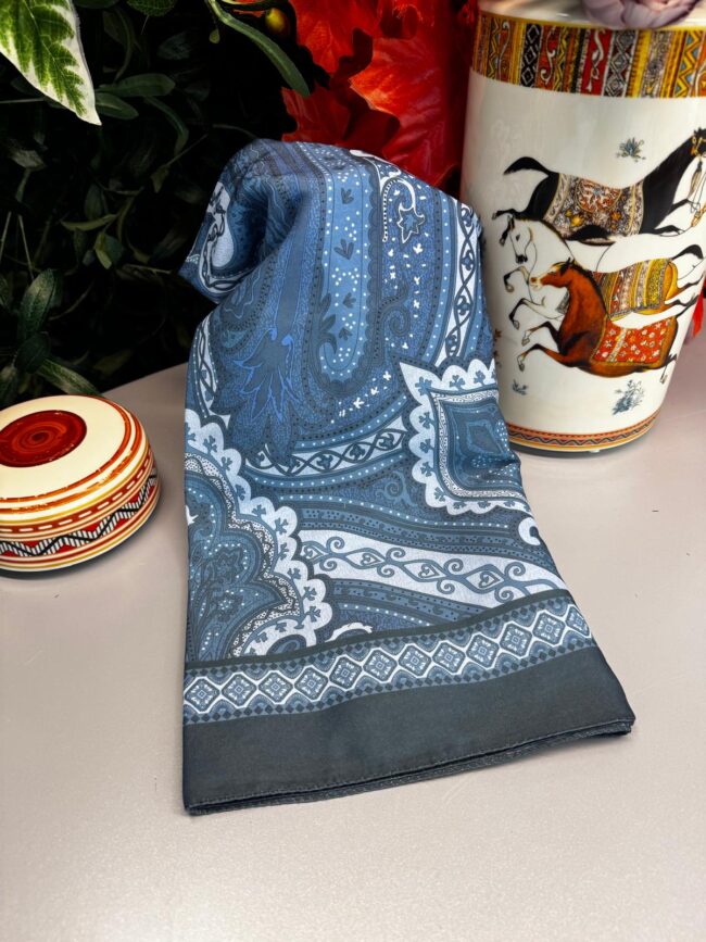 Yeni Etnik Pamuk Soft Şal 65301 - 65301  Antrasit