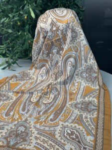 Yeni Etnik Pamuk Soft Şal 65301 - 65301  Camel