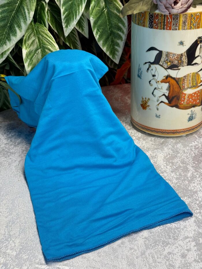 Organic Scarfs Tesettür Penye Şal Hijap Modeli - Okyanus