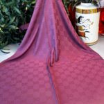 G Desen Pamuk İpeksi Jakar Şal 908204 -  Açık Mor