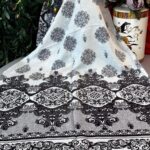 Hint Etro Desenli Pamuk Soft Şal - 658960 - Gri