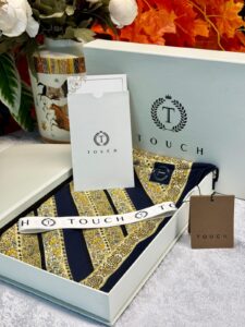 Touch New İthal Pamuk İpek Şal - 55780 - Siyah Gold