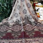 Hint Etro Desenli Pamuk Soft Şal - 658960 - Bordo Latte