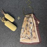 Lv Kemer Desen Pamuk Soft Şal 31230 - Çikolata