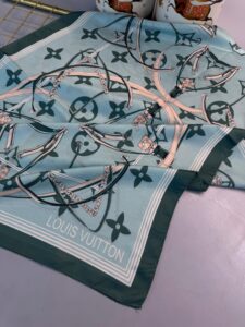 Lv Kemer Desen Pamuk Soft Şal 31230 - Turkuaz