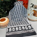 Fendi Monogram Pamuk Soft Şal 64302 - Siyah