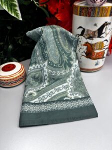 Yeni Etnik Pamuk Soft Şal 65301 - 65301  Nil Yeşili