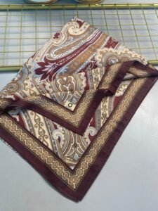 Yeni Etnik Pamuk Soft Şal 65301 - 65301  Bordo-Altın