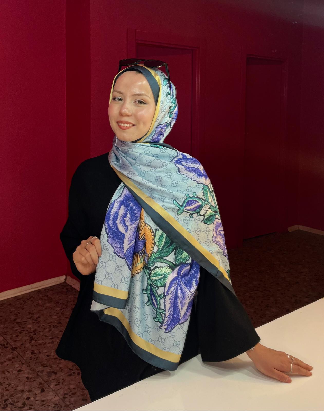 Gucci İthal Twill İpek Şal