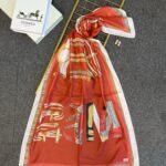 Hermes Pamuk Soft Şal - 32014 Kiremit