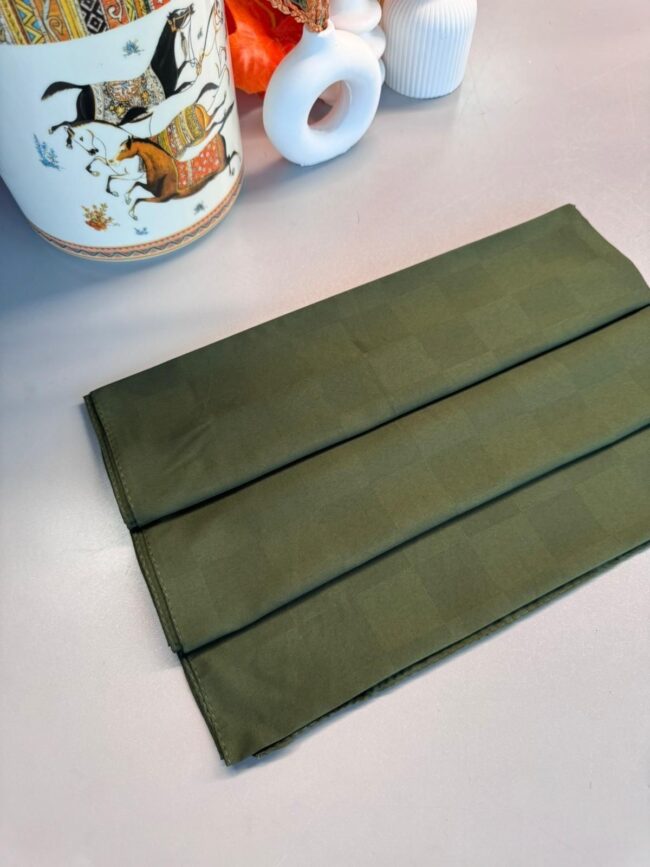 DAMA DESEN JAKAR ŞAL - KOYU HAKİ