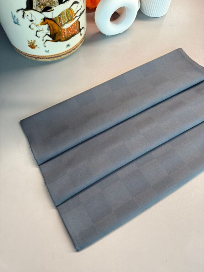 DAMA DESEN JAKAR ŞAL - SAFİR MAVİ