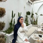 Touch İthal Etnik Desen Pamuk İpek Şal 63457 - Lacivert