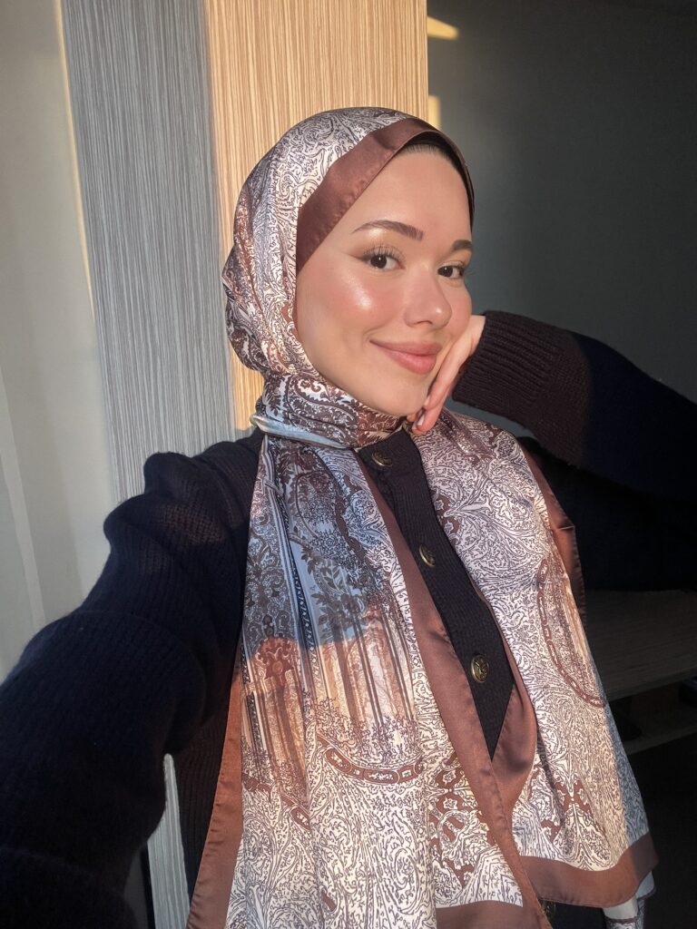 Etro Marka Yeni Sezon İthal Etnik Desen Vual İpek Şal - ACI KAHVE