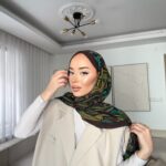 Touch İthal Etnik Desen Pamuk İpek Şal 63458 - ETNİK RENK