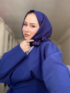 Lv Desenli İpek Kaşmir Çift Taraflı Şal - Lavanta-İndigo