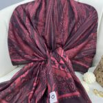 Etro Pamuk İpek Şal 52340 - Bordo